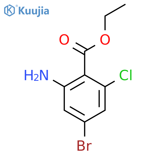 Ethyl 2-amino-4-bromo-6-chlorobenzoate structure