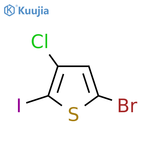 5-Bromo-3-chloro-2-iodothiophene structure