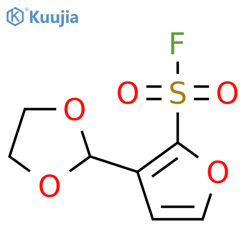 3-(1,3-Dioxolan-2-yl)furan-2-sulfonyl fluoride structure