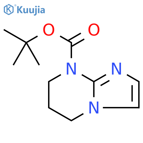 6,7-Dihydro-5H-imidazo[1,2-a]pyrimidine-8-carboxylic acid tert-butyl ester structure