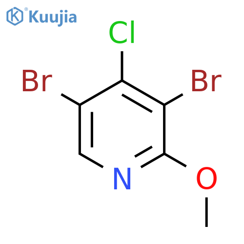 3,5-Dibromo-4-chloro-2-methoxypyridine structure