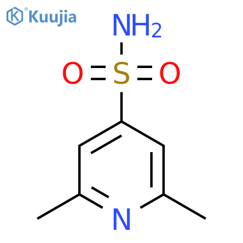 2,6-Dimethylpyridine-4-sulfonamide structure