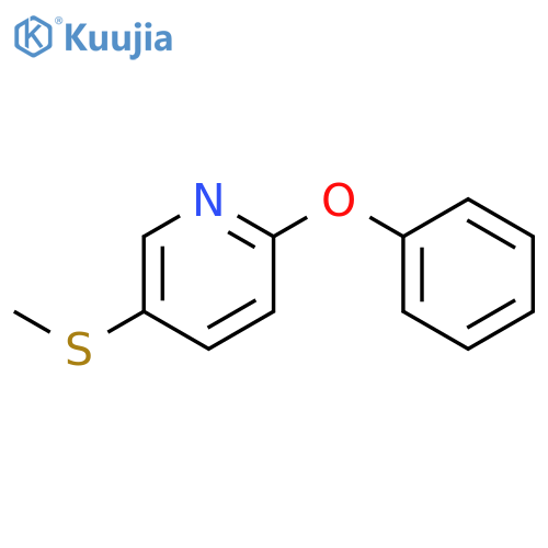 5-(methylthio)-2-phenoxypyridine structure