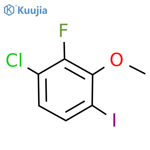 Benzene, 1-​chloro-​2-​fluoro-​4-​iodo-​3-​methoxy- structure