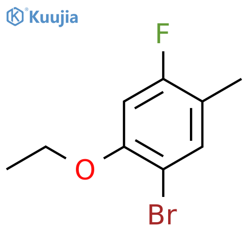 1-Bromo-2-ethoxy-4-fluoro-5-methylbenzene structure