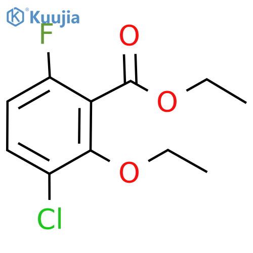 Benzoic acid, 3-chloro-2-ethoxy-6-fluoro-, ethyl ester structure