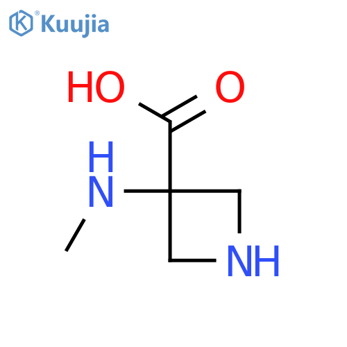 3-(Methylamino)azetidine-3-carboxylic acid structure