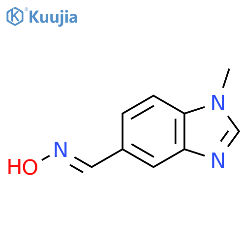 (E)-N-(1-methyl-1H-1,3-benzodiazol-5-yl)methylidenehydroxylamine structure