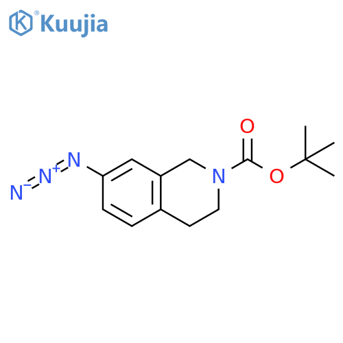 1,1-Dimethylethyl 7-azido-3,4-dihydro-2(1H)-isoquinolinecarboxylate structure