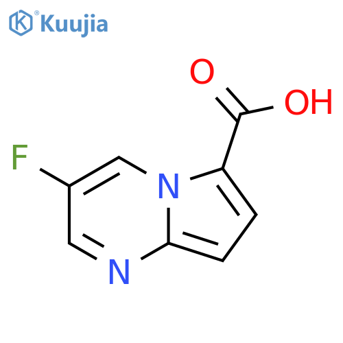 3-Fluoropyrrolo[1,2-a]pyrimidine-6-carboxylic acid structure