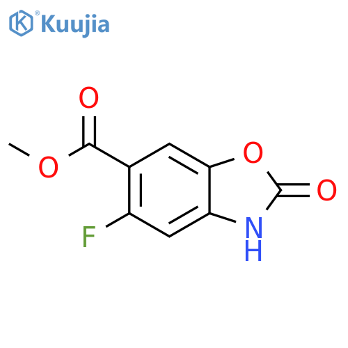 methyl 5-fluoro-2-oxo-3H-1,3-benzoxazole-6-carboxylate structure