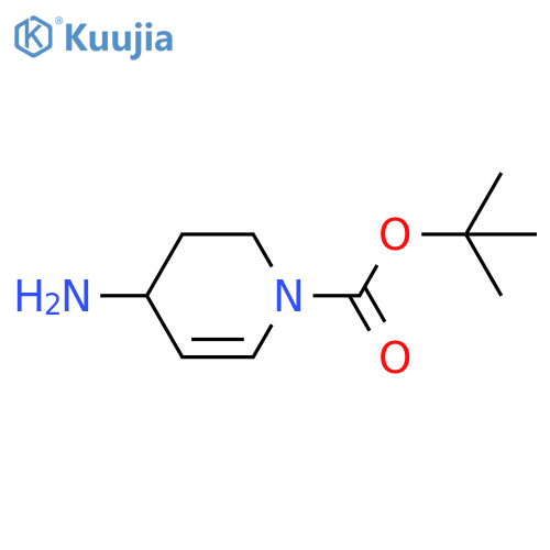 tert-butyl 4-amino-3,4-dihydro-2H-pyridine-1-carboxylate structure
