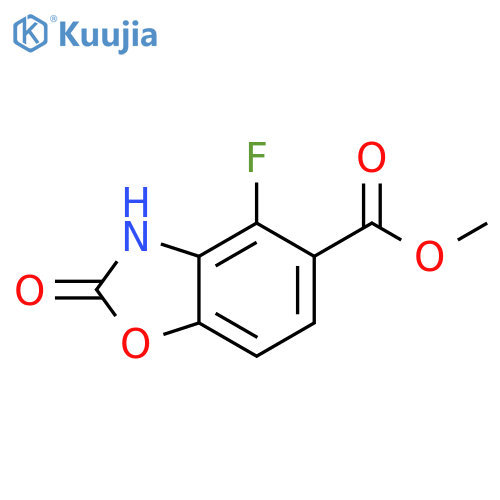 methyl 4-fluoro-2-oxo-3H-1,3-benzoxazole-5-carboxylate structure
