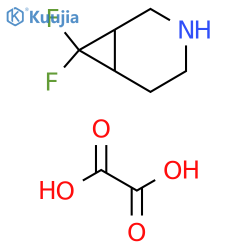 7,7-difluoro-3-azabicyclo[4.1.0]heptane hemioxalate structure