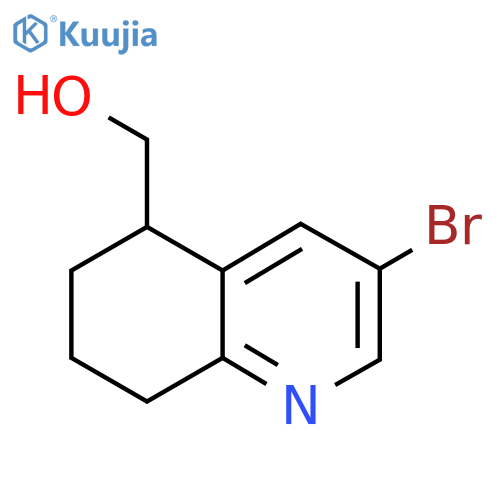 (3-Bromo-5,6,7,8-tetrahydroquinolin-5-yl)methanol structure