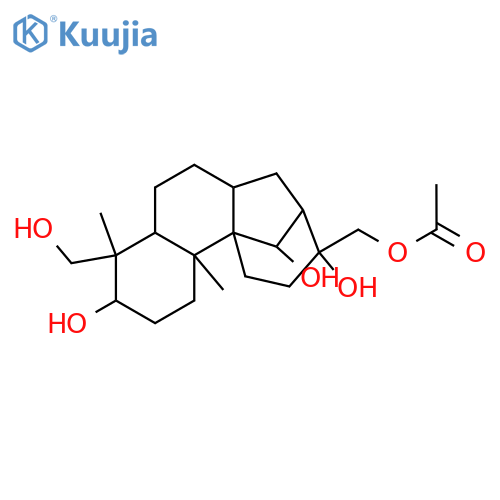 3,11,16,17,18-Aphidicolanepentol; (3α,11β,16β)-form, 17-Ac structure