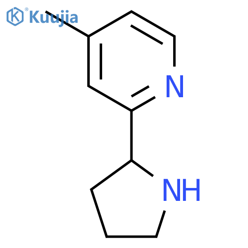 4-methyl-2-(pyrrolidin-2-yl)pyridine structure