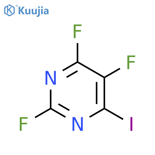 Pyrimidine, 2,4,5-trifluoro-6-iodo- structure