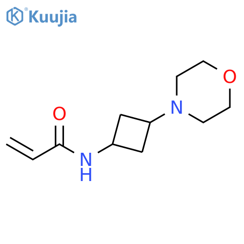 N-[3-(4-Morpholinyl)cyclobutyl]-2-propenamide structure