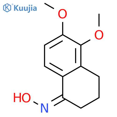 1(2H)-Naphthalenone, 3,4-dihydro-5,6-dimethoxy-, oxime structure