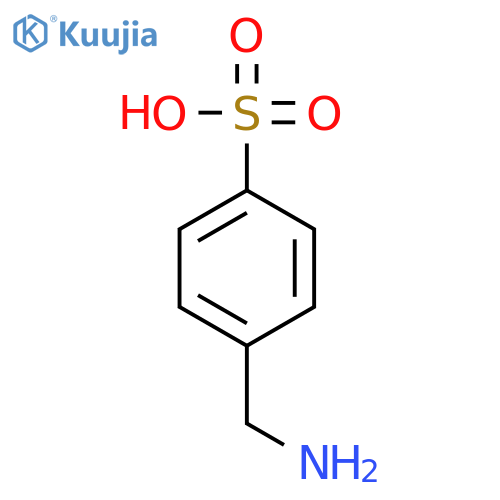 4-(aminomethyl)benzene-1-sulfonic acid structure