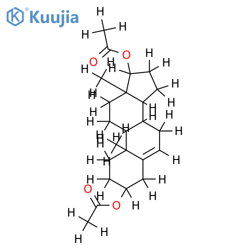 Di-Ac-(3beta,13alpha,17beta)-Androst-5-ene-3,17-diol structure