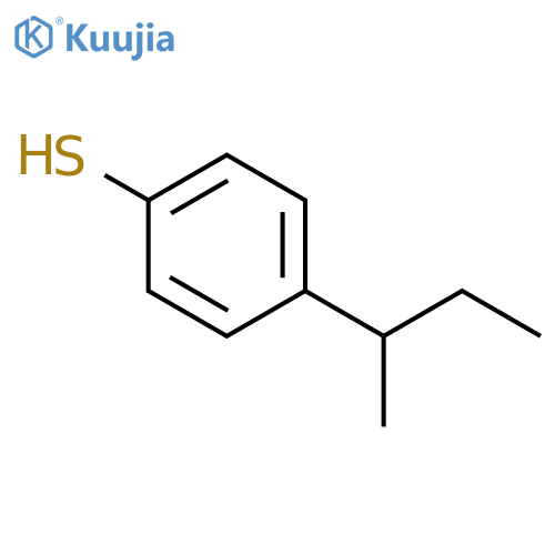 BENZENETHIOL, 4-(1-METHYLPROPYL)- structure