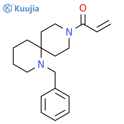 2-Propen-1-one, 1-[1-(phenylmethyl)-1,9-diazaspiro[5.5]undec-9-yl]- structure