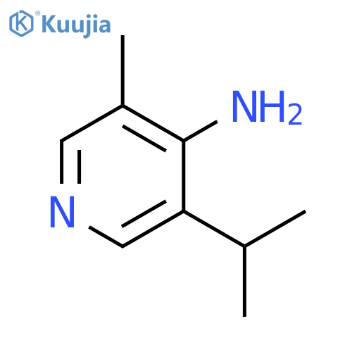 4-Pyridinamine, 3-methyl-5-(1-methylethyl)- structure