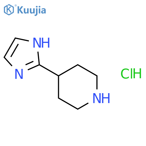 4-(1H-Imidazol-2-yl)piperidine hydrochloride structure