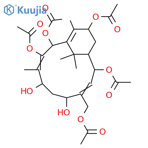 3,8-Seco-3,8,11-taxatriene-2,5,7,9,10,13,20-heptol; (2α,3E,5α,7β,8E,10β,13α)-form, 2,9,10,13,20-Penta-Ac structure