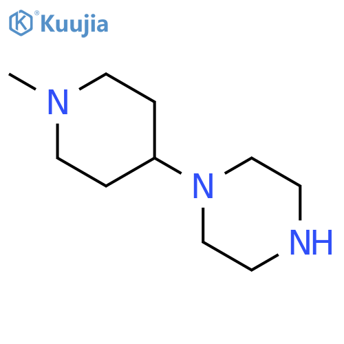 1-(1-methylpiperidin-4-yl)piperazine structure