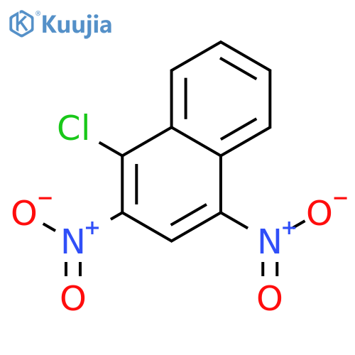 Naphthalene,1-chloro-2,4-dinitro- structure