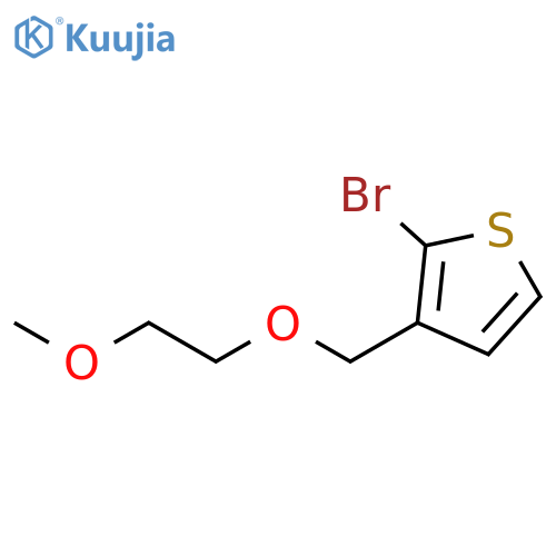 Thiophene, 2-bromo-3-[(2-methoxyethoxy)methyl]- structure