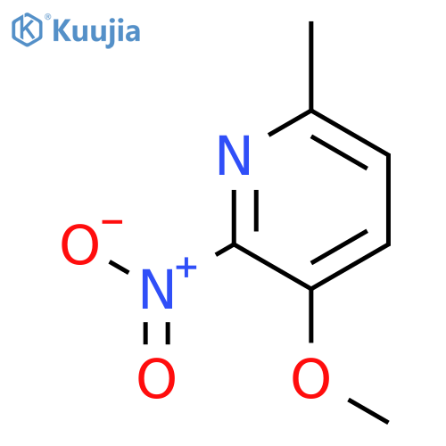 3-Methoxy-6-methyl-2-nitropyridine structure