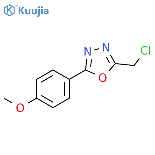 2-(Chloromethyl)-5-(4-methoxyphenyl)-1,3,4-oxadiazole structure