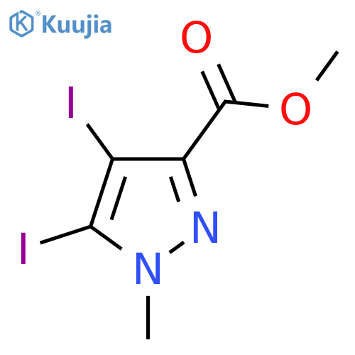 Methyl 4,5-diiodo-1-methylpyrazole-3-carboxylate structure