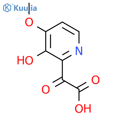2-(3-Hydroxy-4-methoxypyridin-2-yl)-2-oxoacetic acid structure