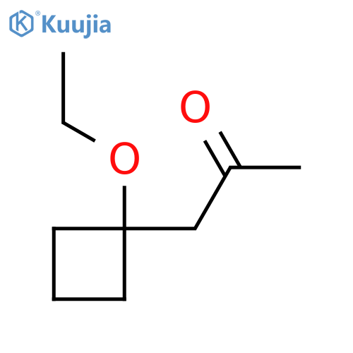 1-(1-Ethoxycyclobutyl)propan-2-one structure