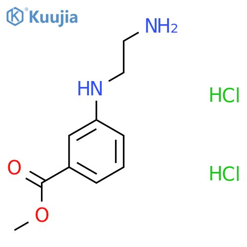 Methyl 3-(2-aminoethylamino)benzoate;dihydrochloride structure