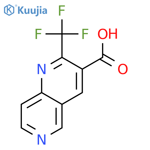 2-(Trifluoromethyl)-1,6-naphthyridine-3-carboxylic Acid structure