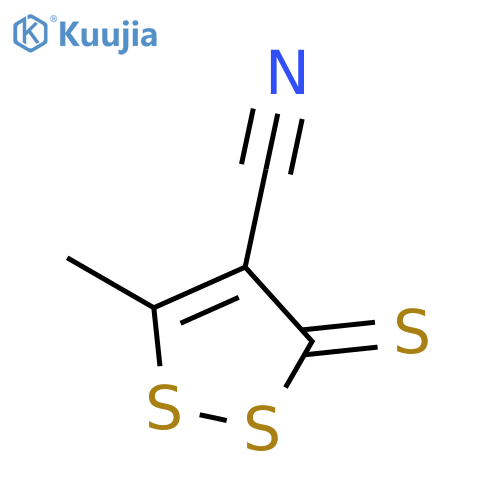 3H-1,2-Dithiole-4-carbonitrile,5-methyl-3-thioxo- structure