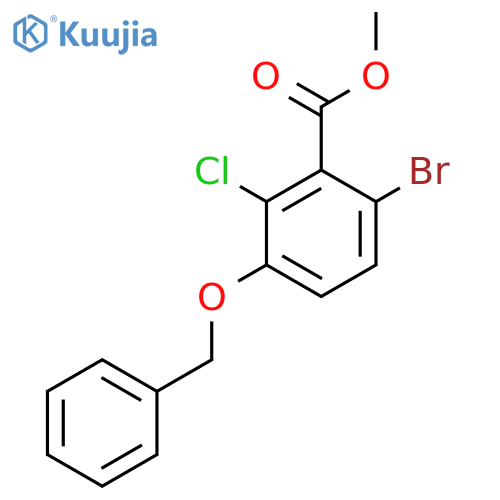 Methyl 3-(benzyloxy)-6-bromo-2-chlorobenzoate structure