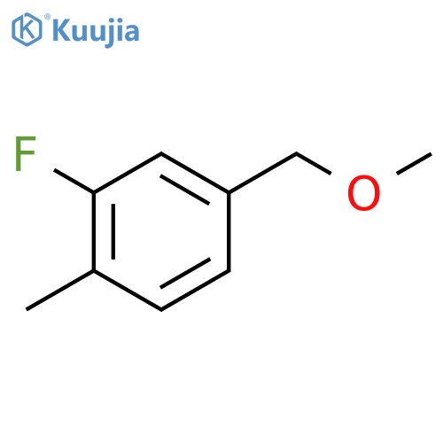2-Fluoro-4-(methoxymethyl)-1-methylbenzene structure