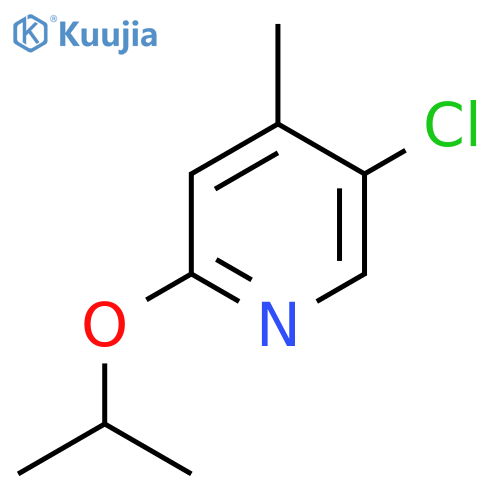 5-Chloro-2-isopropoxy-4-methylpyridine structure