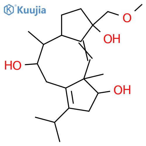 1,10(14)-Fusicoccadiene-3,8,12,16-tetrol; (3α,8β,12α)-form, 16-Me ether structure
