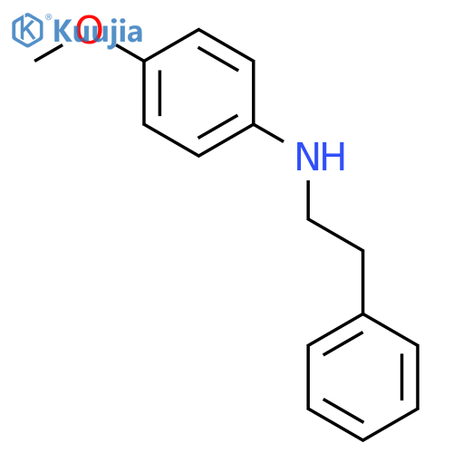 4-Methoxy-N-(2-phenylethyl)aniline structure