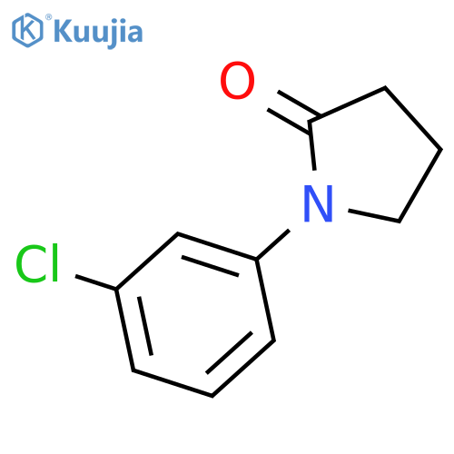 1-(3-Chlorophenyl)pyrrolidin-2-one structure