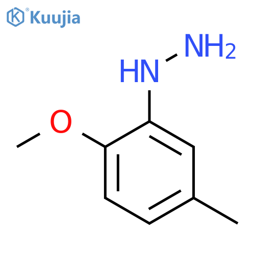 (2-methoxy-5-methylphenyl)hydrazine structure