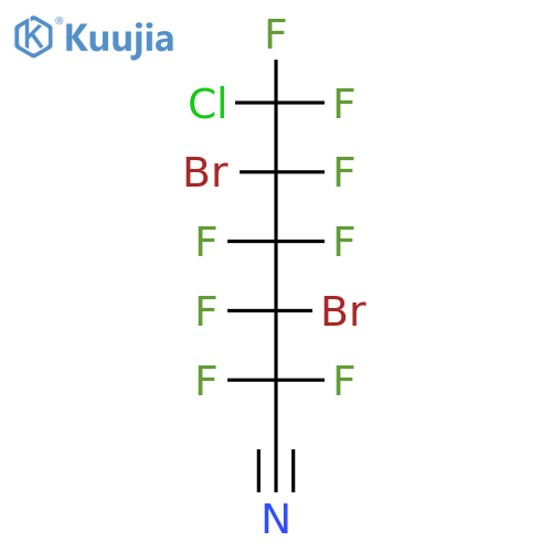 5-Chloro-2,4-dibromooctafluoropentanonitrile structure